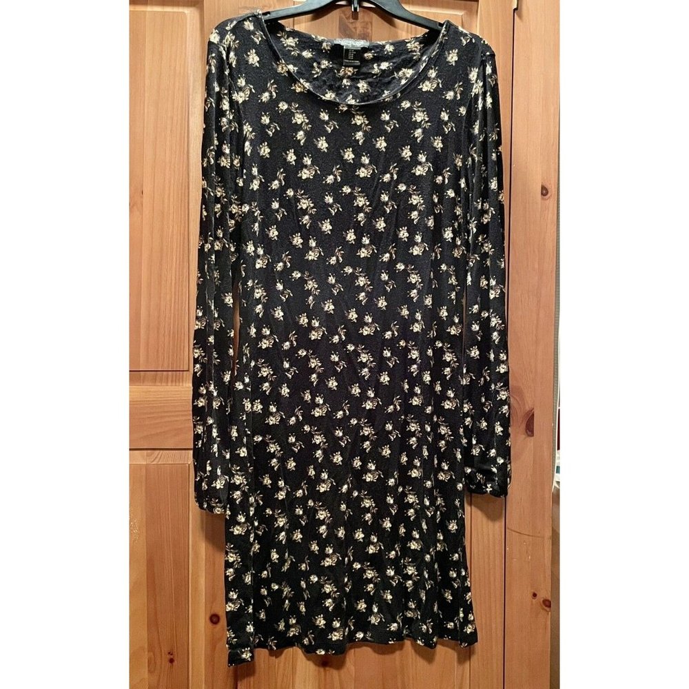 Rachel Zoe Floral Print Blue Maxi Dress, Size M